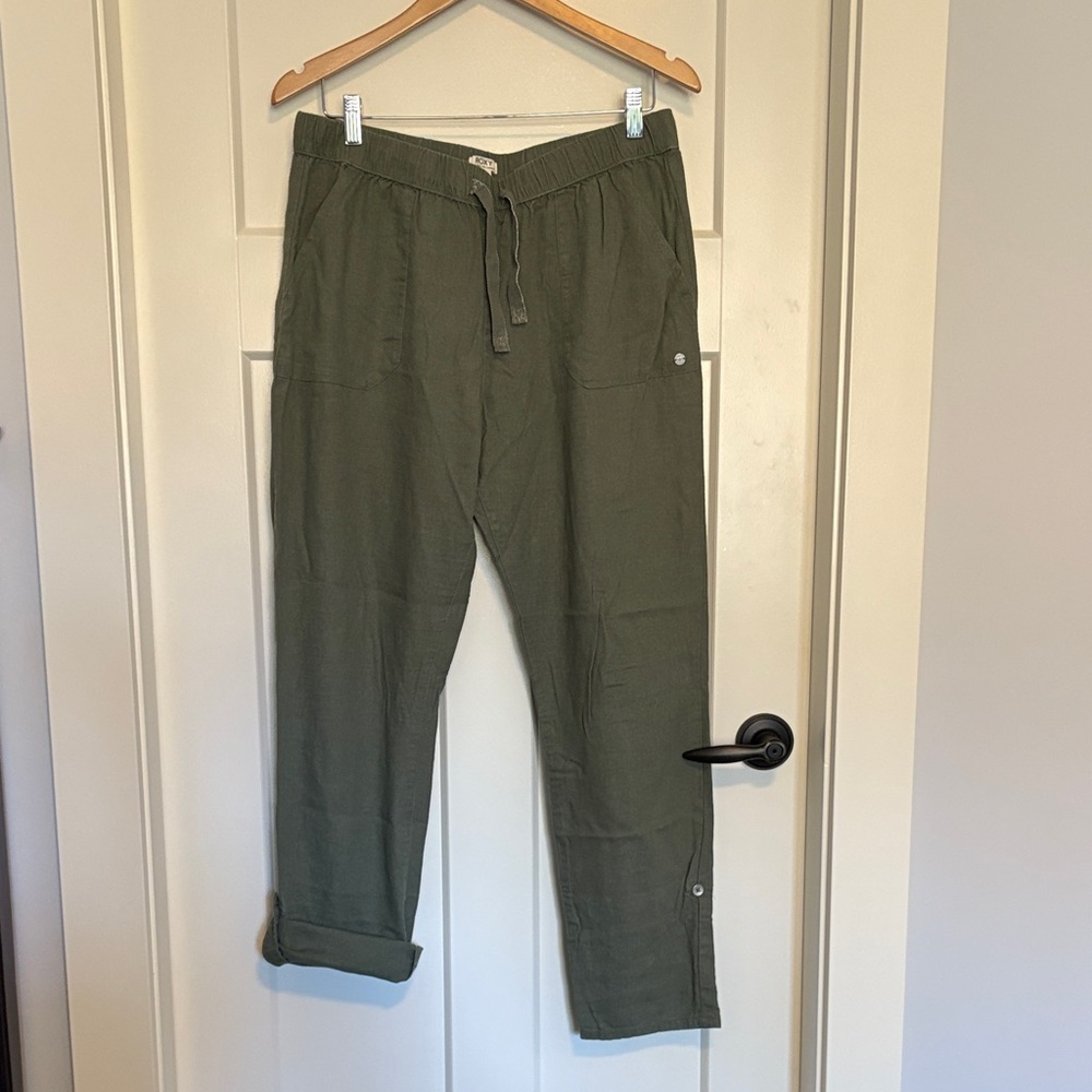 Roxy Ladies Cargo Pants in Olive